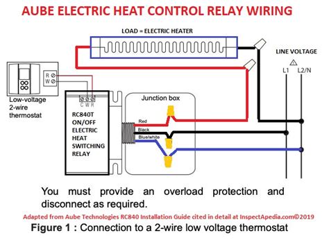 diagram dpst relay diagram baseboard heater thermostat control mydiagramonline