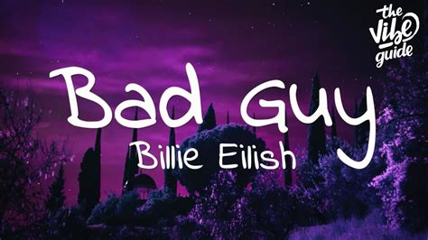 billie eilish bad guy lyrics youtube