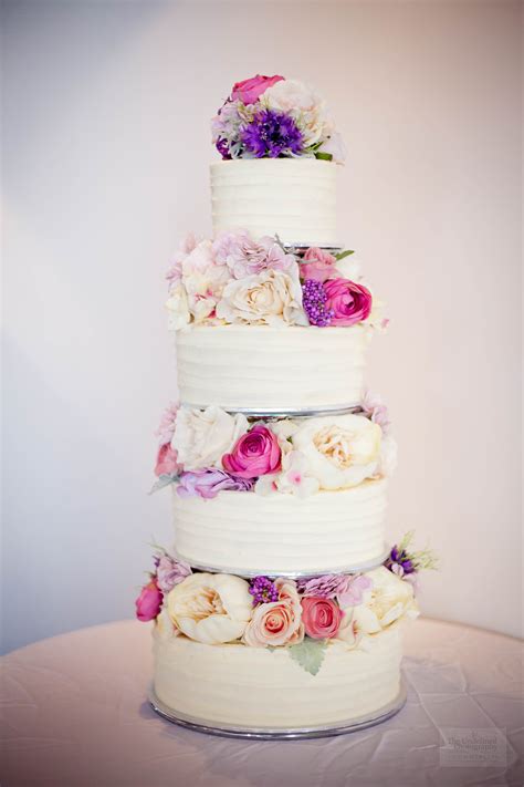 Wedding Cake Silk Flowers 695 • Temptation Cakes