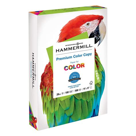 hammermill printer paper premium color  lb copy paper