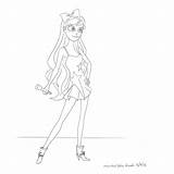 Lolirock Iris Coloriage Auriana Pages Lyna sketch template