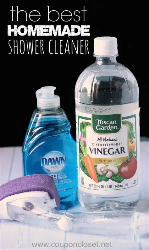 Homemade Powerful Shower Tub Cleaner Recipe The Homestead Survival