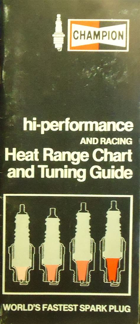 heat range chart  spark plugs