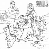 Scooby Doo Shaggy Scoob sketch template