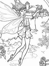 Coloring Pages Christmas Fairy Printable Kids sketch template