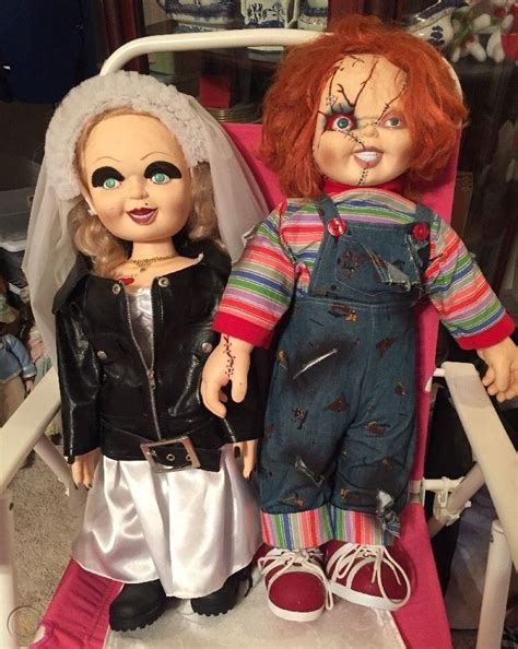 25 Inch Chucky And Tiffany Doll Bride Of Chucky Spencers Exclusive Set Of