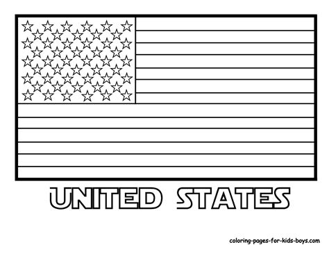 flag coloring pages  large images