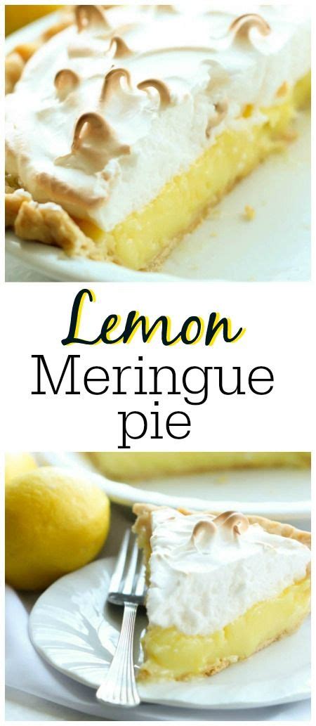 Lemon Meringue Pie Recipe Lemon Meringue Pie Lemon