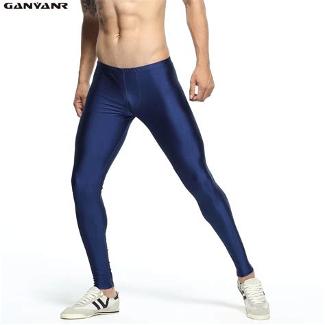 ganyanr brand compression running tights fitness leggings men yoga gym