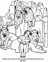 Lions Abednego Shadrach Meshach Elijah Colouring Cova Leoes Coloringhome Biblico sketch template