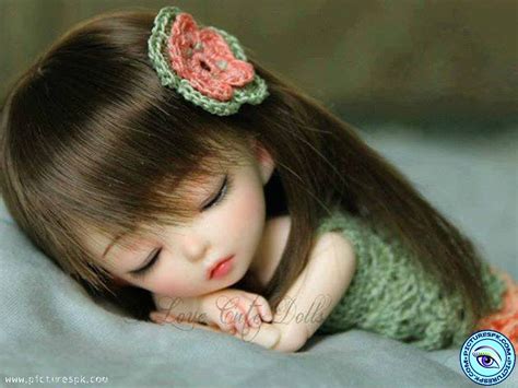 free download view cute doll sleeping picture wallpaper in