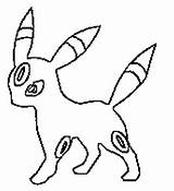 Coloring Pages Pokemon Umbreon Espeon Getcolorings Drawing Pokem Getdrawings Color sketch template