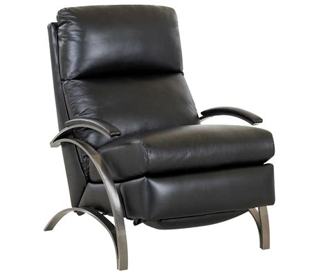 contemporary european leather recliner chair  steel leather armrests