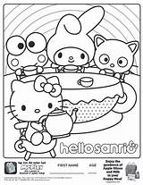 Sanrio Kitty Mcdonalds Sheets Pintar Melody Cinnamoroll Pochacco ぬりえ Mcdonald Kitten ぬり絵 sketch template