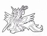 Coloring Twilight Alicorn Sparkle Pages Princess Pony Little Color Getcolorings Drawing Getdrawings Template sketch template