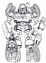 Megatron Coloring Pages Classic Netart sketch template