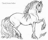 Horse Coloring Pages Friesian Horses Adult Printable Books Choose Board Color sketch template