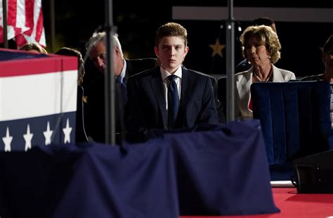 Barron Trump S Towering Height Continues To Spark