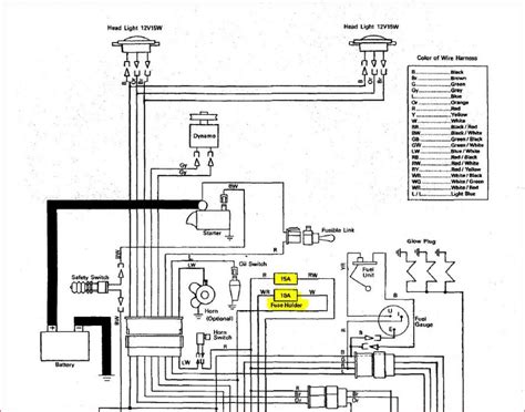 kubota  wiring diagram wiring diagram pictures