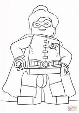 Coloring Robin Lego Pages Printable sketch template