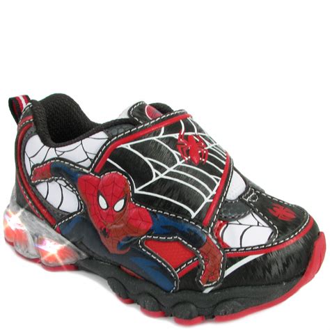 toddler boys spiderman athletic shoe black red white fun  sears
