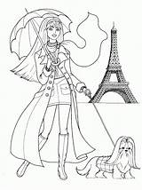 Coloring Pages Girls Printable Fashionable sketch template