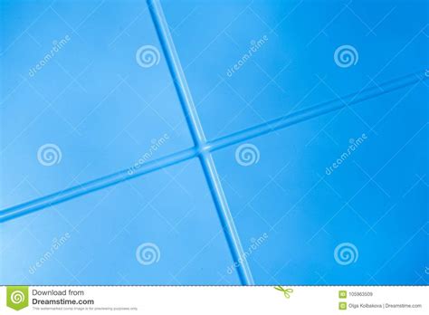 Texture Blue Tile On The Wall Stock Image Image Of