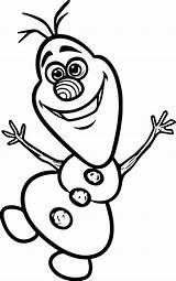 Olaf Coloring Pages Frozen Wecoloringpage sketch template
