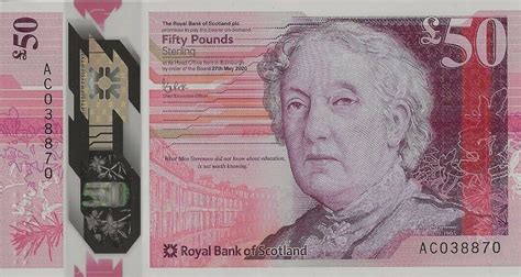 scotland royal bank  scotland   pound polymer note confirmed