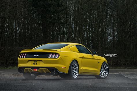yellow ford mustang   style  custom accessories caridcom