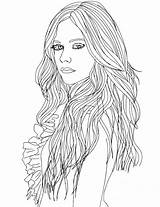 Avril Lavigne Kleurplaten Beroemdheden Kleurplaat Coloriages Malvorlagen Animaatjes Par Malvorlagen1001 sketch template