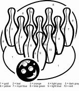 Bowling sketch template
