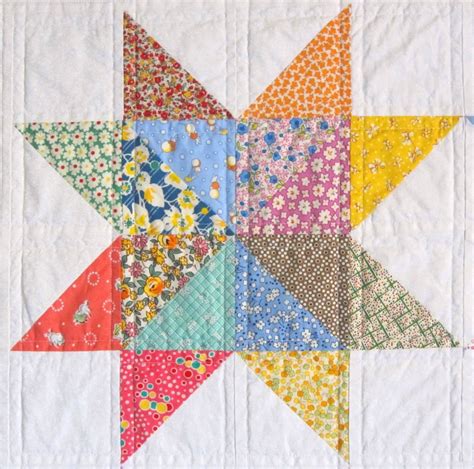 easy scrappy star quilt block pattern images   finder