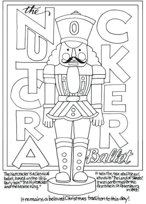 nutcracker coloring pages printable