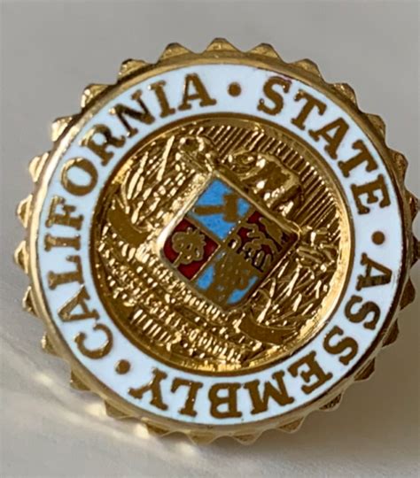 california state assembly lapel pin enamel ebay