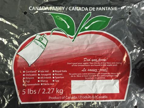 lb poly apple bag wellington produce packaging