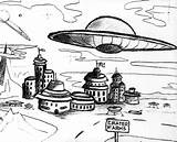 Flying Saucer Ufo Pages Coloring Roswell Crash Colouring Book Getcolorings Aliens Color Alien Choose Board sketch template
