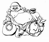 Buddha Drawing Fat Laughing Cartoon Shui Feng Getdrawings Chinese Choose Board Stencil Coloring sketch template