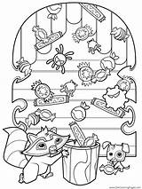 Coloring Pages Jam Animal Raccoon Kids Print sketch template