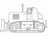 Bulldozer Coloring Pages Mecanic Shovel Transportation Coloriage Pelle Drawing sketch template