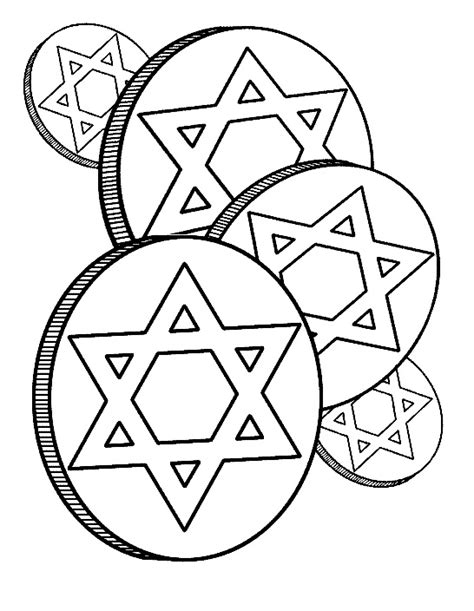 printable hanukkah coloring pages holiday vault