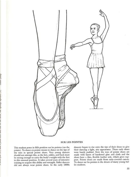 ballet shoe coloring pages