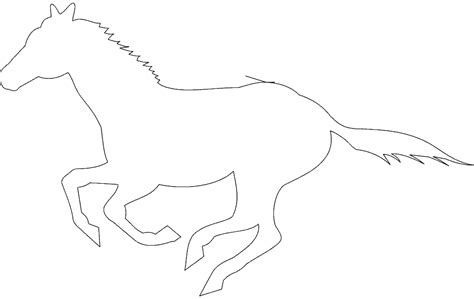 horse running race  dxf file    vectors art