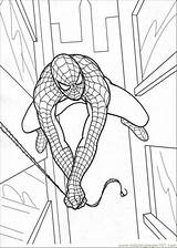 Coloring Spiderman Spider Man Printable sketch template