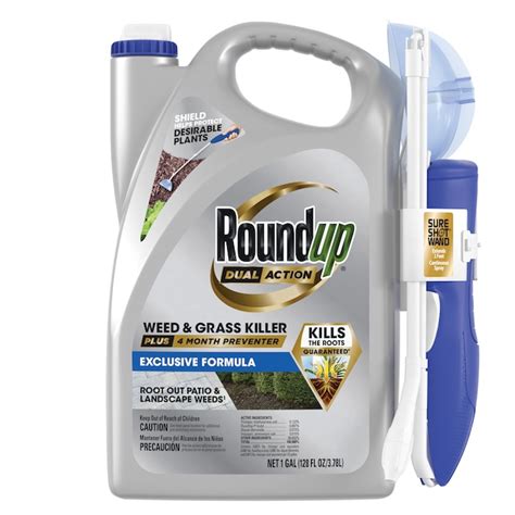 Roundup Dual Action Plus 4 Month Preventer 1 Gallon Ready To Use Weed