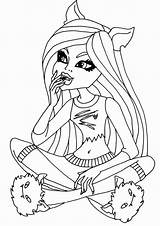 Coloring Pages High Chibi Monster Getcolorings Ever sketch template