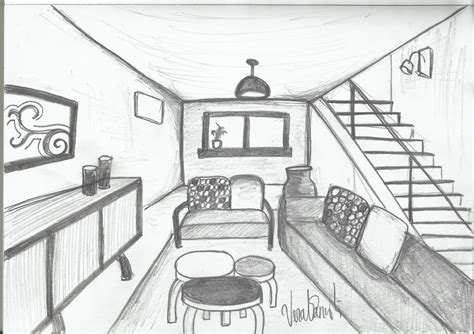 membuat sketsa gambar ruangan rumah  unik  artistik arsitek balikpapan