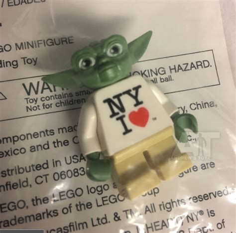 lego yoda nyc minifigure  love ny times square exclusive