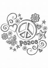 Peace Coloring Sign Pages Printable Kids Hippie Templates Paix Adult Buzzle Sketch Bestcoloringpagesforkids Signs Drawing Adults Attractive Simple Mandalas Zentangles sketch template