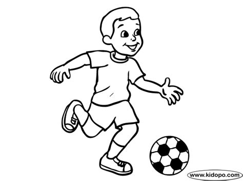 boy soccer player  coloring page coloring pages  boys